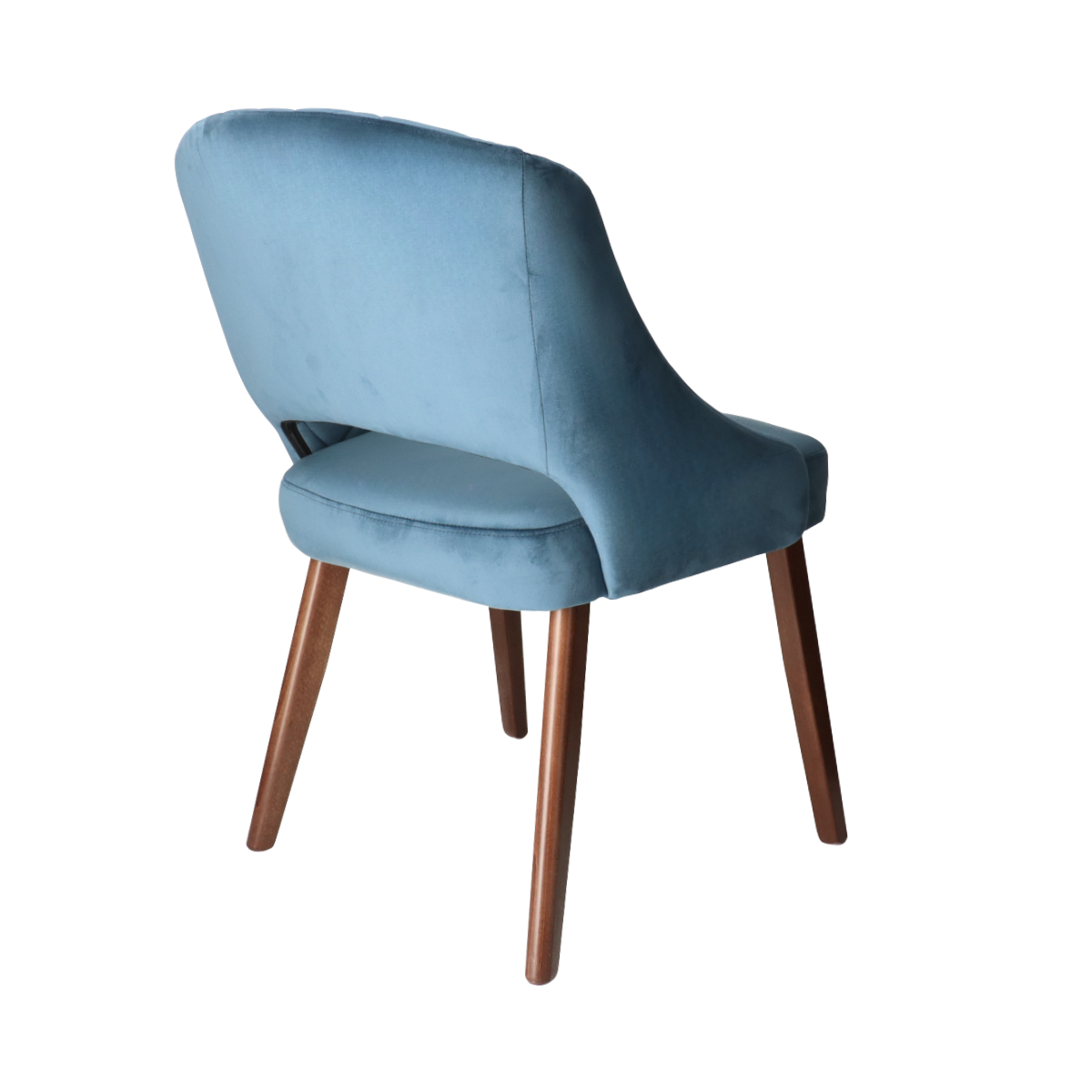DN AMANDA  Blue classic Upholstered indoor bar stool